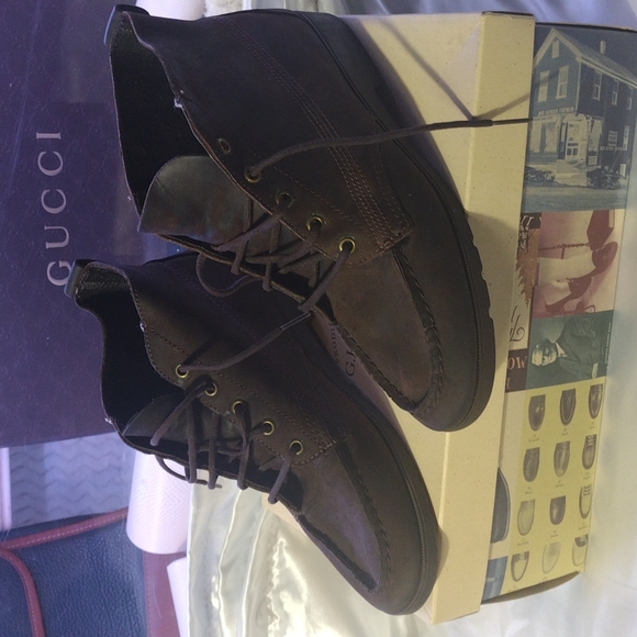 GH bassin Co Brown suede lace-up boots River Jack size 9 m - Picture 2 of 8